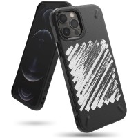 Силиконов калъф кейс RINGKE ONYX Design за iPhone 12  / 12 Pro, Черен	