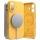 Силиконов калъф кейс Ringke Silicone Magnetic MagSafe, За iPhone 16, Yellow