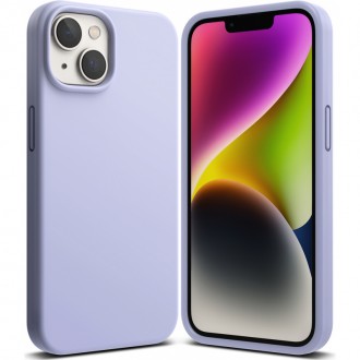 Силиконов калъф кейс Ringke Silicone, За iPhone 14 / iPhone 13, Lavender