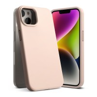Силиконов калъф кейс Ringke Silicone, За iPhone 14 Plus, Pink Sand	