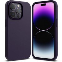 Силиконов калъф кейс Ringke Silicone, За iPhone 14 Pro Max, Deep Purple