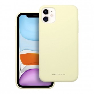 Силиконов калъф кейс ROAR case CLOUD SKIN за iPhone 11, Жълт