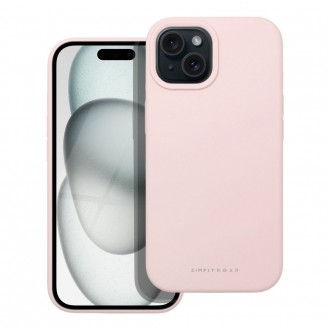 Силиконов калъф кейс ROAR case CLOUD SKIN за iPhone 15, Розов