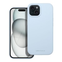 Силиконов калъф кейс ROAR case CLOUD SKIN за iPhone 15, Син	