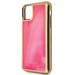 Силиконов калъф кейс с течен гел Guess GUHCN58GLTRPI iPhone 11 Pro ,розов 5