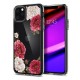 Силиконов калъф кейс Spigen Ciel Red Floral за iPhone 11 Pro прозрачен