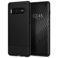 Силиконов калъф кейс Spigen Core Armor за Samsung S10, черен