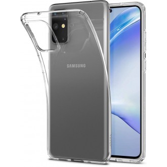 Силиконов калъф кейс Spigen Crystal Clear за Samsung Galaxy  S20 plus, прозрачен