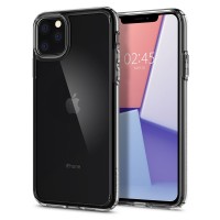 Силиконов калъф кейс Spigen Crystal Hybrid за iPhone 11 Pro прозрачен