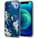 Силиконов калъф кейс Spigen CYRILL CECILE за iPhone 12 mini, MIDNIGHT BLOOM