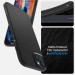 Силиконов калъф кейс Spigen Liquid Air Apple iPhone 14 Plus, черен мат	 5