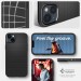 Силиконов калъф кейс Spigen Liquid Air Apple iPhone 14 Plus, черен мат	 8