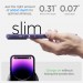 Силиконов калъф кейс Spigen Liquid Air Apple iPhone 14 Pro, Deep Purple 6