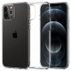 Силиконов калъф кейс Spigen Liquid Crystal за iPhone 12 / iPhone 12 Pro, прозрачен