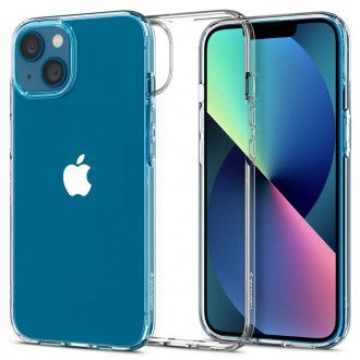 Силиконов калъф кейс Spigen Liquid Crystal за iPhone 13 mini, прозрачен