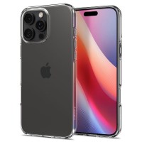 Силиконов калъф кейс Spigen Liquid Crystal за iPhone 16 Pro Max, прозрачен