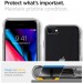 Силиконов калъф кейс Spigen Liquid Crystal за iPhone SE 2020 / iPhone 8 / iPhone 7, прозрачен 1