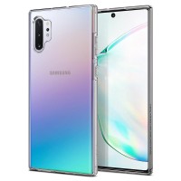 Силиконов калъф кейс Spigen Liquid Crystal за Samsung Note 10 Plus ,прозрачен