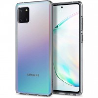 Силиконов калъф кейс Spigen Liquid Crystal за Samsung Note 10 Lite ,прозрачен