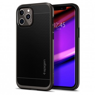 Силиконов калъф кейс Spigen NEO HYBRID за iPhone 12 / iPhone 12 Pro, Gunmetal