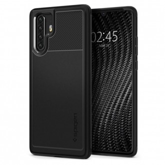 Силиконов калъф кейс Spigen Rugged Armor Huawei P30 Pro, черен