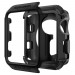 Силиконов калъф кейс Spigen Tough Armor 2 за Apple iWatch 3 / 2 / 1 , 42mm , противоудърен, двойно подсилен, черен матов 4