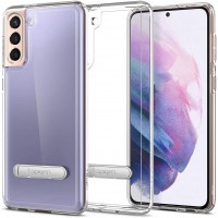 Силиконов калъф кейс Spigen Ultra Hybrid "S" за Samsung S21 Plus, прозрачен