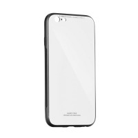 Силиконов калъф кейс стъклен гръб за Samsung G965 S9 Plus бял