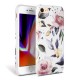 Силиконов калъф кейс TECH-PROTECT Floral за iPhone SE 2020 / iPhone 7 / iPhone 8, бял