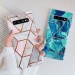 Силиконов калъф кейс TECH-PROTECT icon marble за Samsung A41, син 2