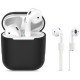 Силиконов калъф кейс TECH-PROTECT icon за AirPods, Черен