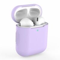 Силиконов калъф кейс TECH-PROTECT icon за AirPods, Лилав