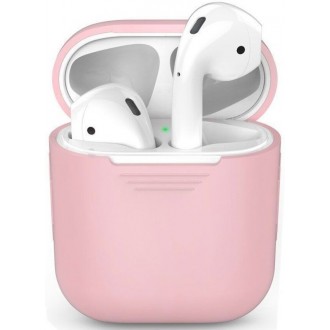 Силиконов калъф кейс TECH-PROTECT icon за AirPods, розов