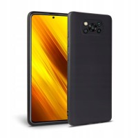 Силиконов калъф кейс TECH-PROTECT icon за Xiaomi Poco X3, черен