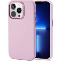 Силиконов калъф кейс TECH-PROTECT Liquid за iPhone 14 Pro Max, Розов