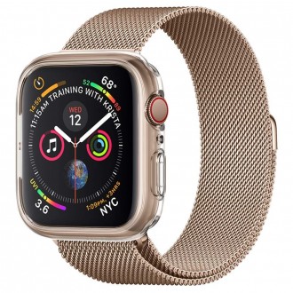 Силиконов калъф кейс за APPLE WATCH 4 (44MM) SPIGEN LIQUID CRYSTAL CLEAR ,прозрачен