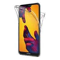 Силиконов калъф кейс за Huawei P20 360" прозрачен 