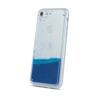 Силиконов калъф кейс за Huawei P20 Lite с течен гел син Pearl