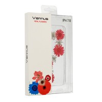 Силиконов калъф кейс за iPhone 7 / iPhone 8 Vennus Real Flower Flora