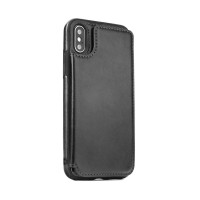 Силиконов калъф кейс за iPhone XS Max Wallet Case черен