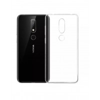 Силиконов калъф кейс за Nokia 3.1 Plus 0.5mm прозрачен