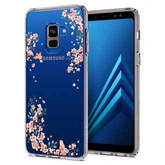 Силиконов калъф кейс за Samsung A530 A8 (2018) SPIGEN Liquid Crystal Blossom Nature