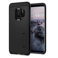 Силиконов калъф кейс за Samsung G965 S9 Plus Spigen Tough Armor черен