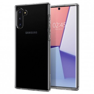 Силиконов калъф кейс за Samsung Note 10 SPIGEN LIQUID CRYSTAL- Прозрачен