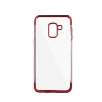 Силиконов калъф кейс за Xiaomi Redmi 6A с лайсна червена