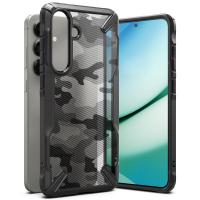 Силиконов калъф Ringke Fusion-X Samsung Galaxy S25 Plus, Camo Black