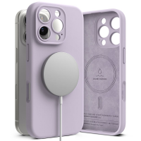 Силиконов калъф с MagSafe за iPhone 16 Pro Max от Ringke Silicone Magnetic , Light Purple