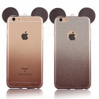 Силиконов калъф за Iphone 5/5s/SE черни уши