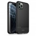 Силиконов калъв кейс Crong Prestige Carbon Cover iPhone 11 Pro Max, черен карбон 1