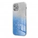 Силиконов калъф кейс, Forcell SHINING Case за SAMSUNG Galaxy A12, clear/blue 4